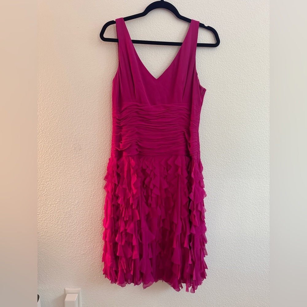 Ricki Freeman for Teri Jon silk dress